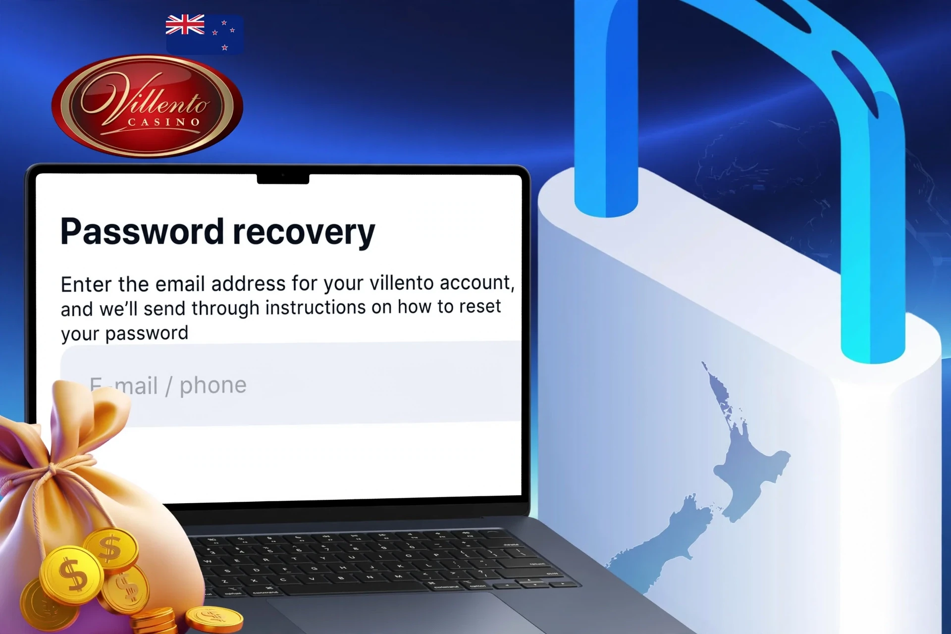 Algorithm for restoring access to 1Win account in case of password loss